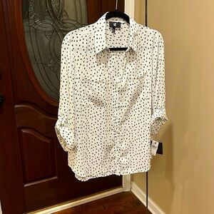 Polka-dot IZ Byer Button-up